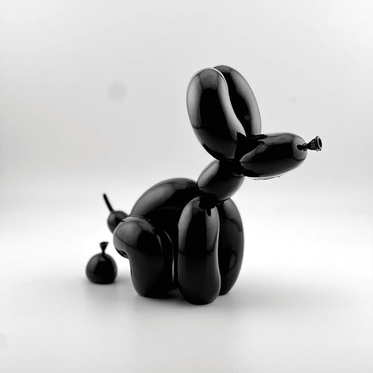 Decoratiune Balloon Dog Pooping, decoratiune caine din balon rasucit