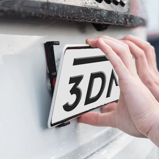 Set 4 suporti slim numar inmatriculare