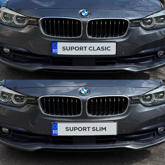 Set 4 suporti slim numar inmatriculare