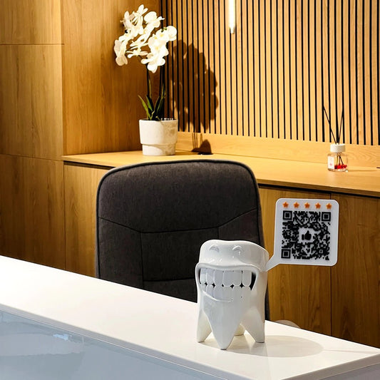 Figurina recenzii Google/Cadou Cabinet Stomatologic cu cod QR si NFC - 3dmarket.ro