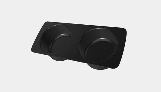 Suport pahare VW Golf 5, Golf 6, Audi 80 B3, 2 pahare, cup holder - 3dmarket.ro