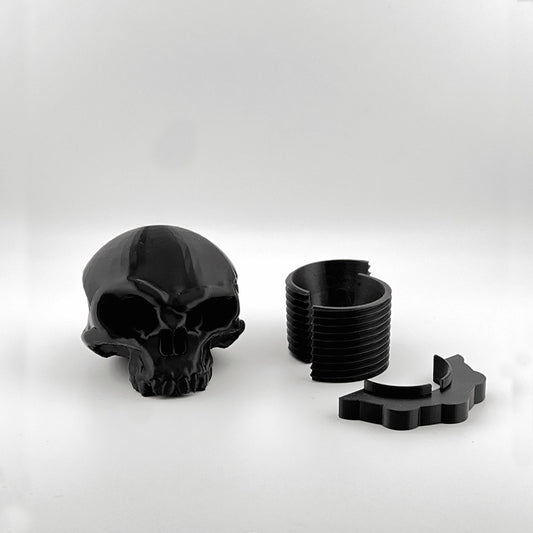 Ornament carlig de remorcare cu antifurt - Craniu V2 - 3dmarket.ro