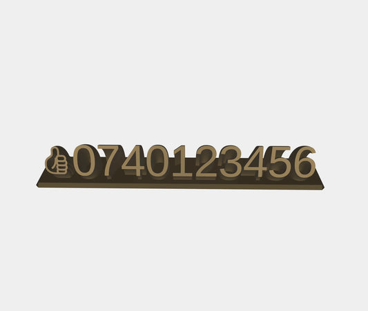 Name tag personalizabil - 3dmarket.ro