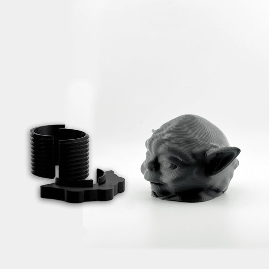 Ornament carlig de remorcare cu antifurt - Yoda - 3dmarket.ro