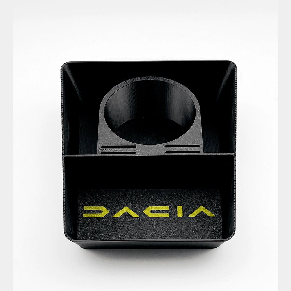 Organizator Dacia Spring cu suport pahar si monede (model nou)
